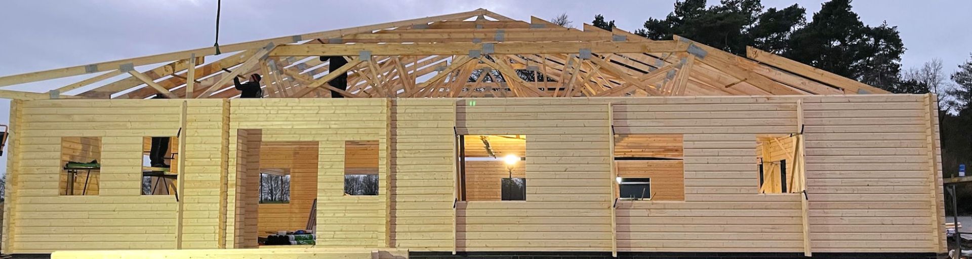 Ausbau Holzhaus dänisches Unternehmen Panbo 